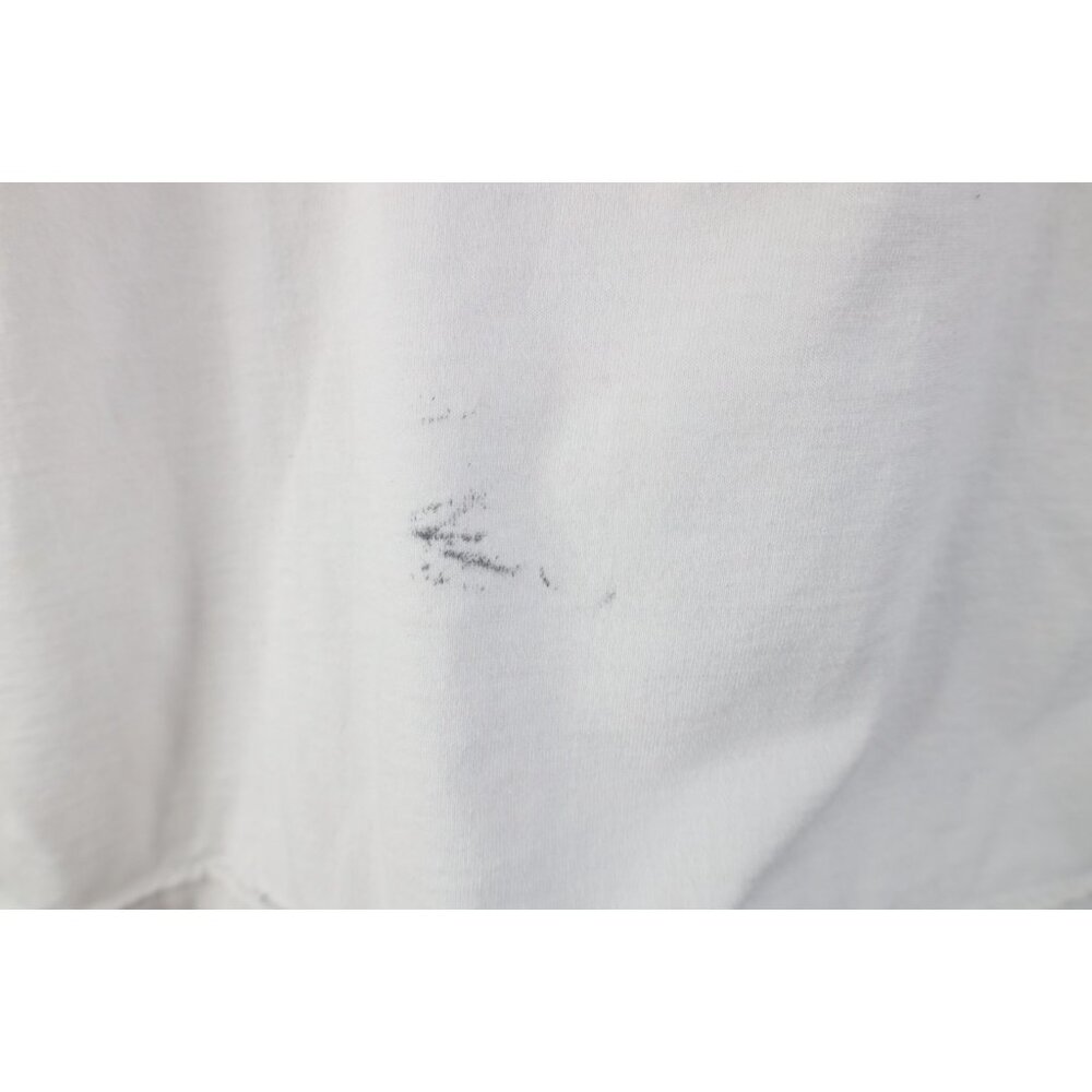 Vtg 90s Y2K Abercrombie & Fitch Mens M Distressed Spell Out Short Sleeve T-Shirt - Picture 11 of 14